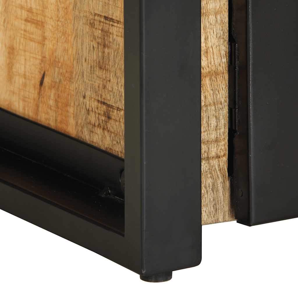 Sofabord 90x50x36 cm - 1, massivt ru mangotræ - number 10.