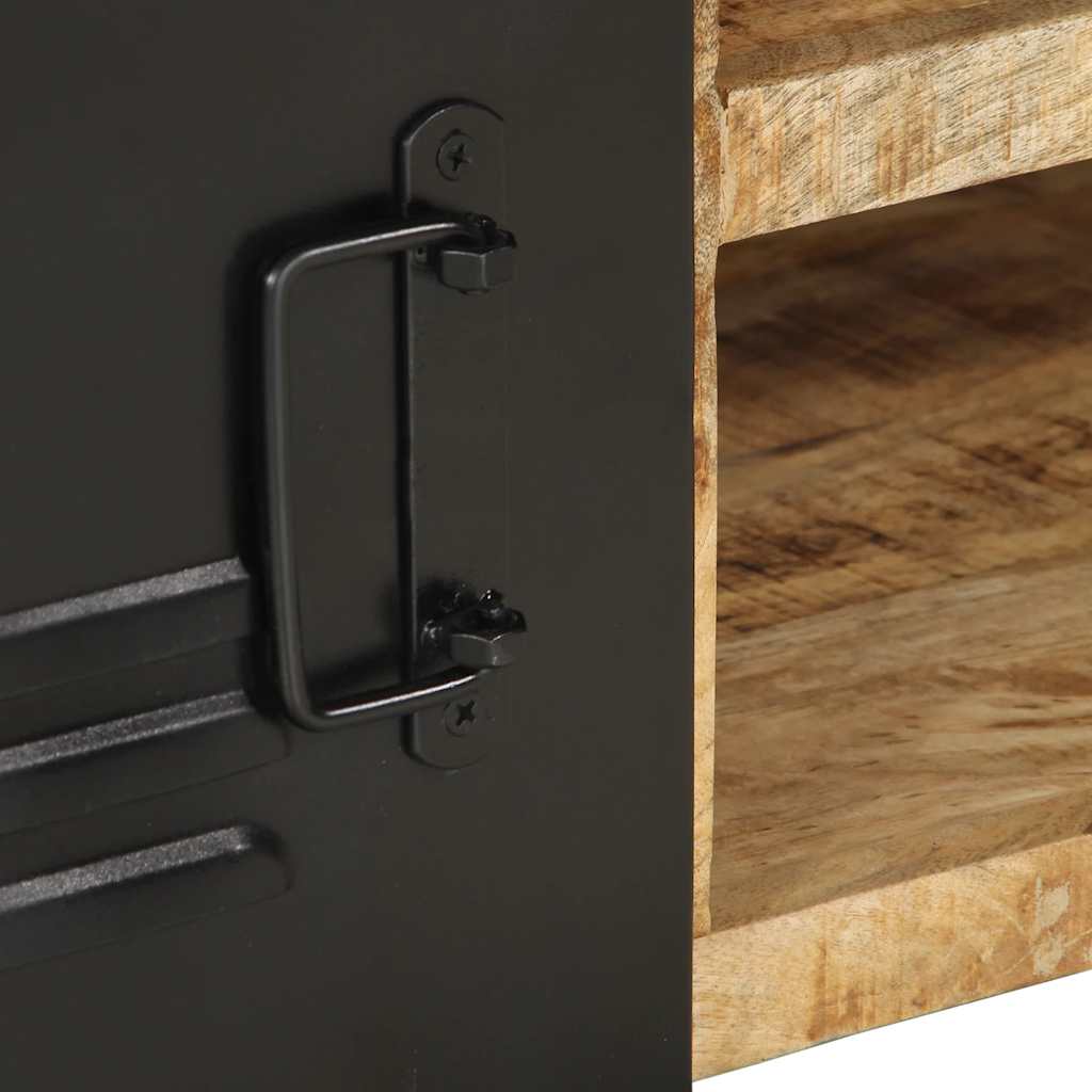 Sofabord 90x50x36 cm - 1, massivt ru mangotræ - number 9.