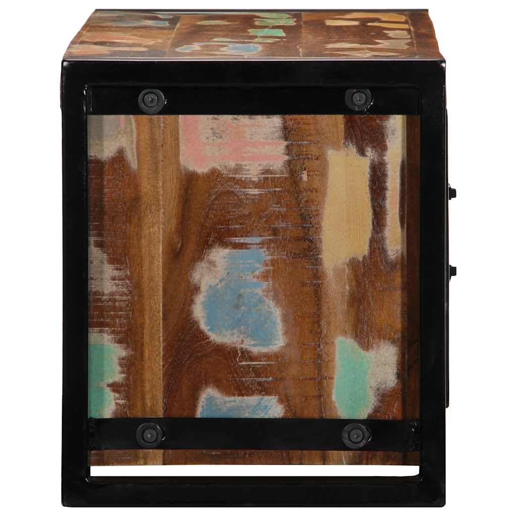 Tv-bord 80x30x35 cm massivt genbrugstræ - ooo 1, 1, massivt genanvendt træ - number 4.