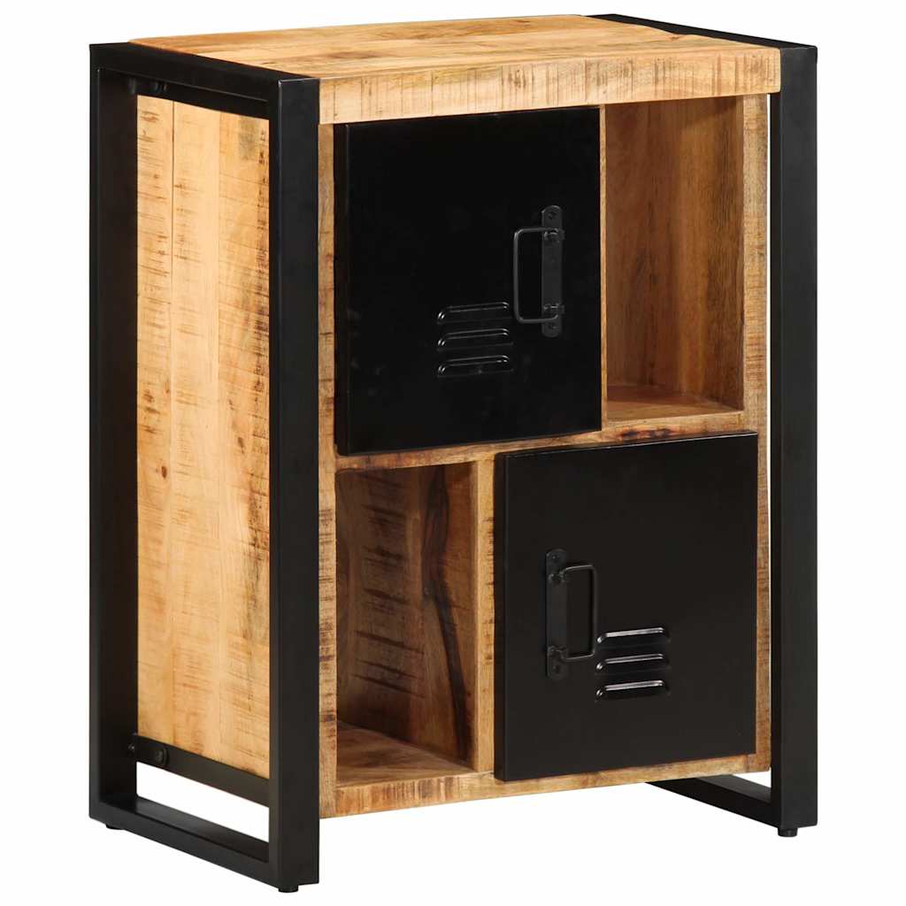 Skænk 55x35x70 cm massivt ru mangotræ - brun, 1 - number 3.