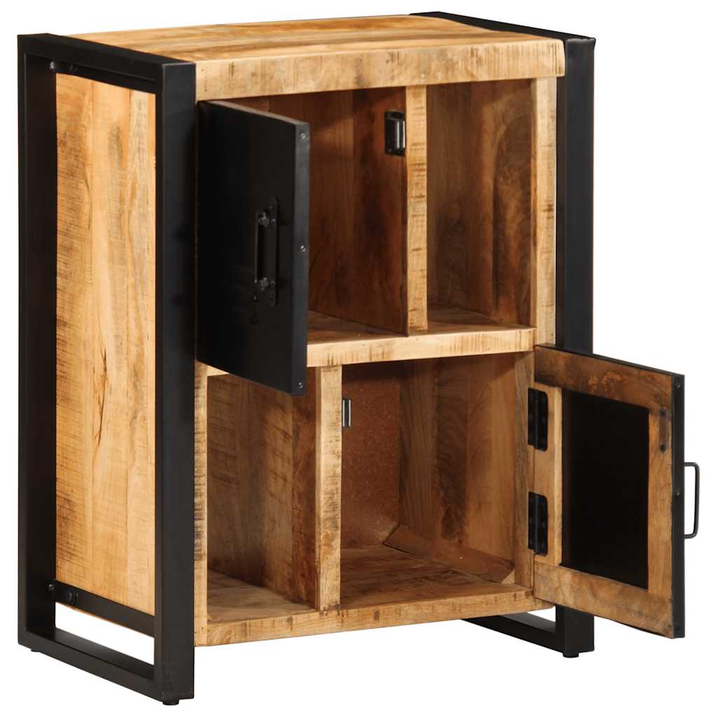 Skænk 55x35x70 cm massivt ru mangotræ - brun, 1 - number 5.