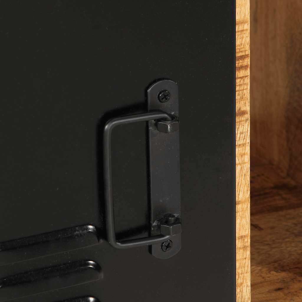 Skænk 55x35x70 cm massivt ru mangotræ - brun, 1 - number 9.