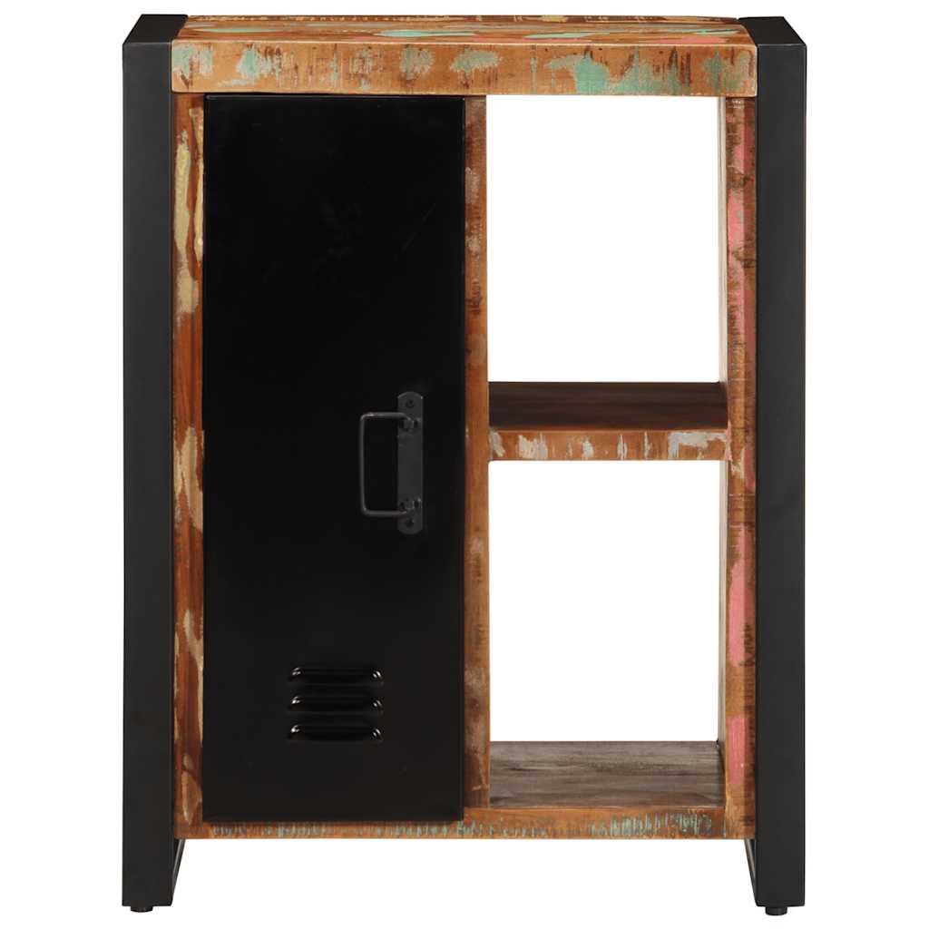 Skænk 55x35x70 cm massivt genbrugstræ - flerfarvet, 1 - number 2.