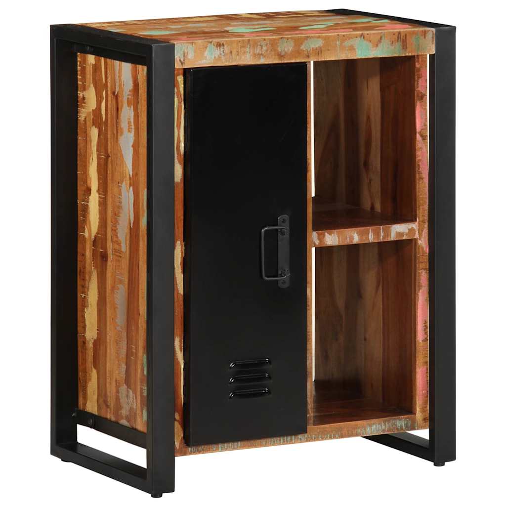 Skænk 55x35x70 cm massivt genbrugstræ - flerfarvet, 1 - number 4.