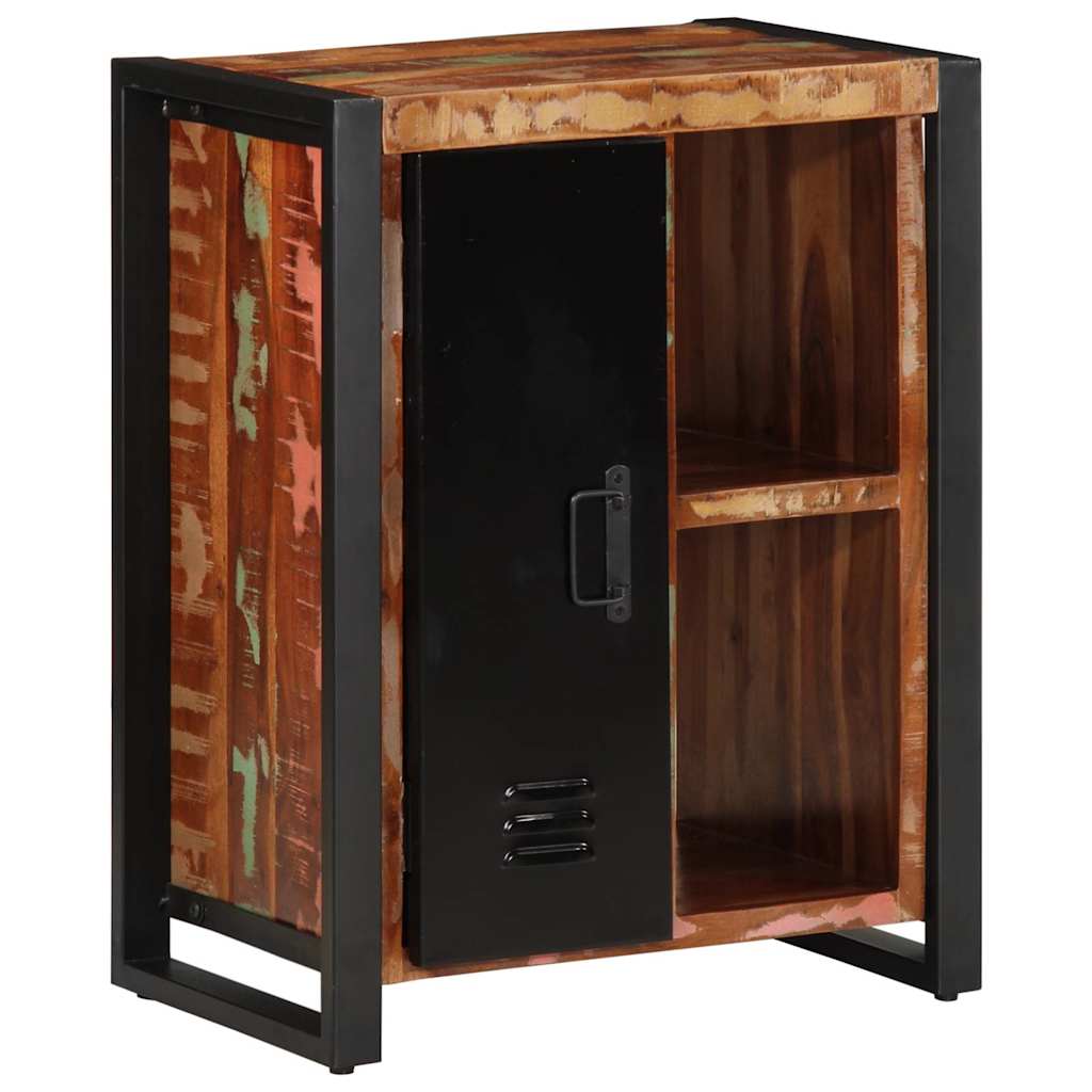 Skænk 55x35x70 cm massivt genbrugstræ - flerfarvet, 1 - number 3.