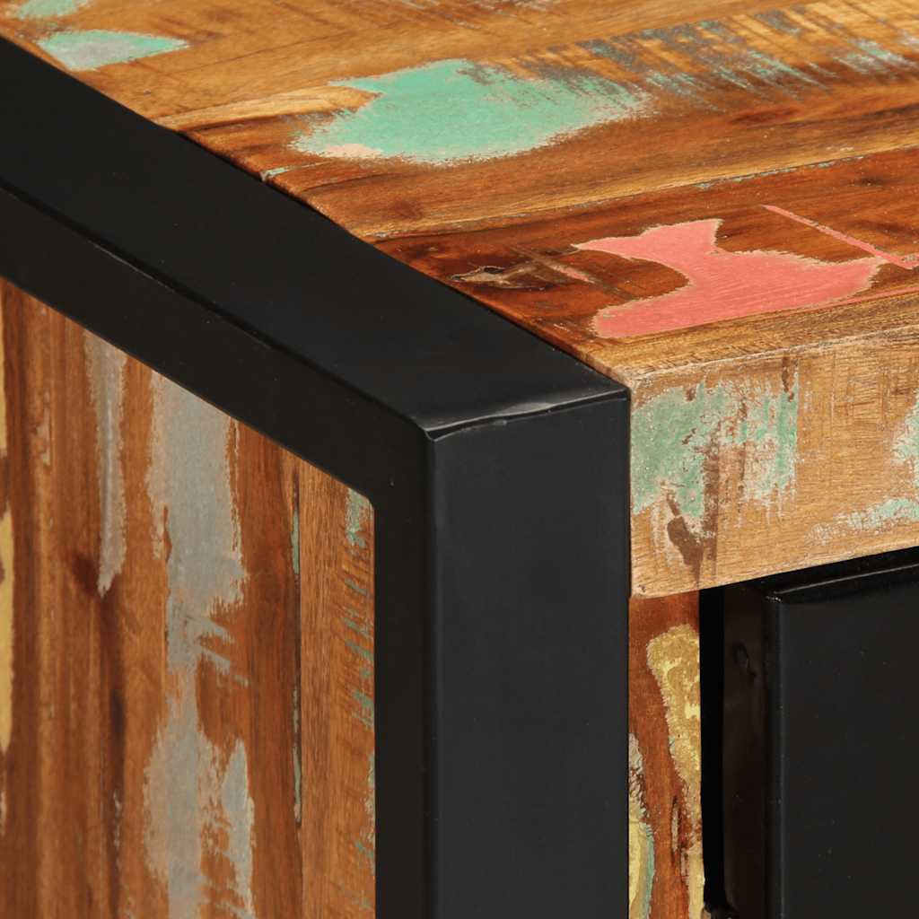 Skænk 55x35x70 cm massivt genbrugstræ - flerfarvet, 1 - number 8.