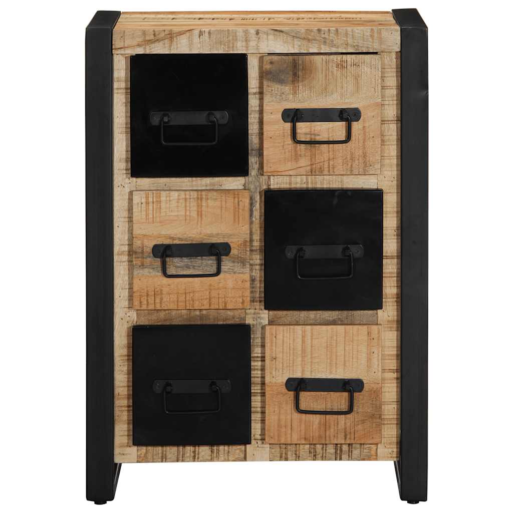 Skænk 50x35x70 cm massivt ru mangotræ - number 2.