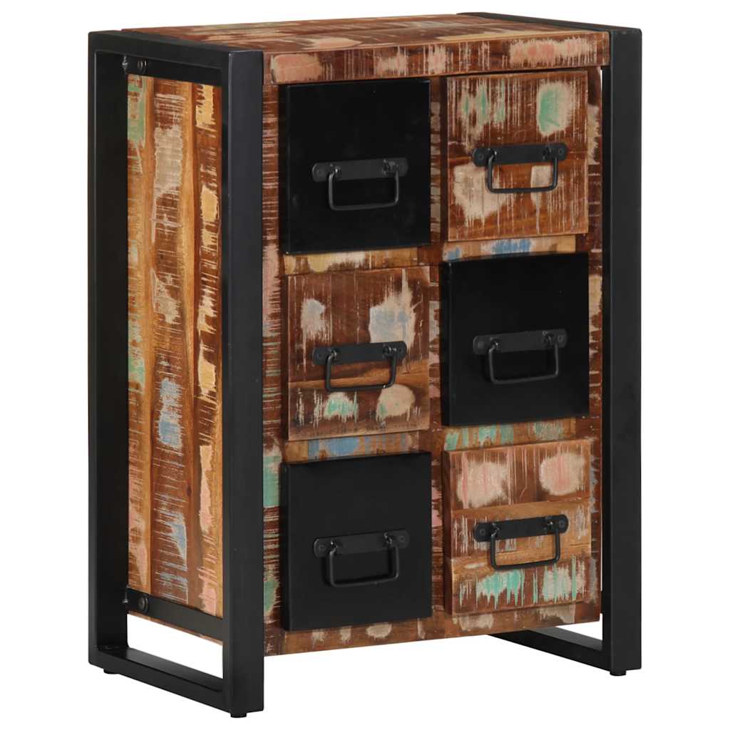 Skænk 50x35x70 cm massivt genbrugstræ - number 11.