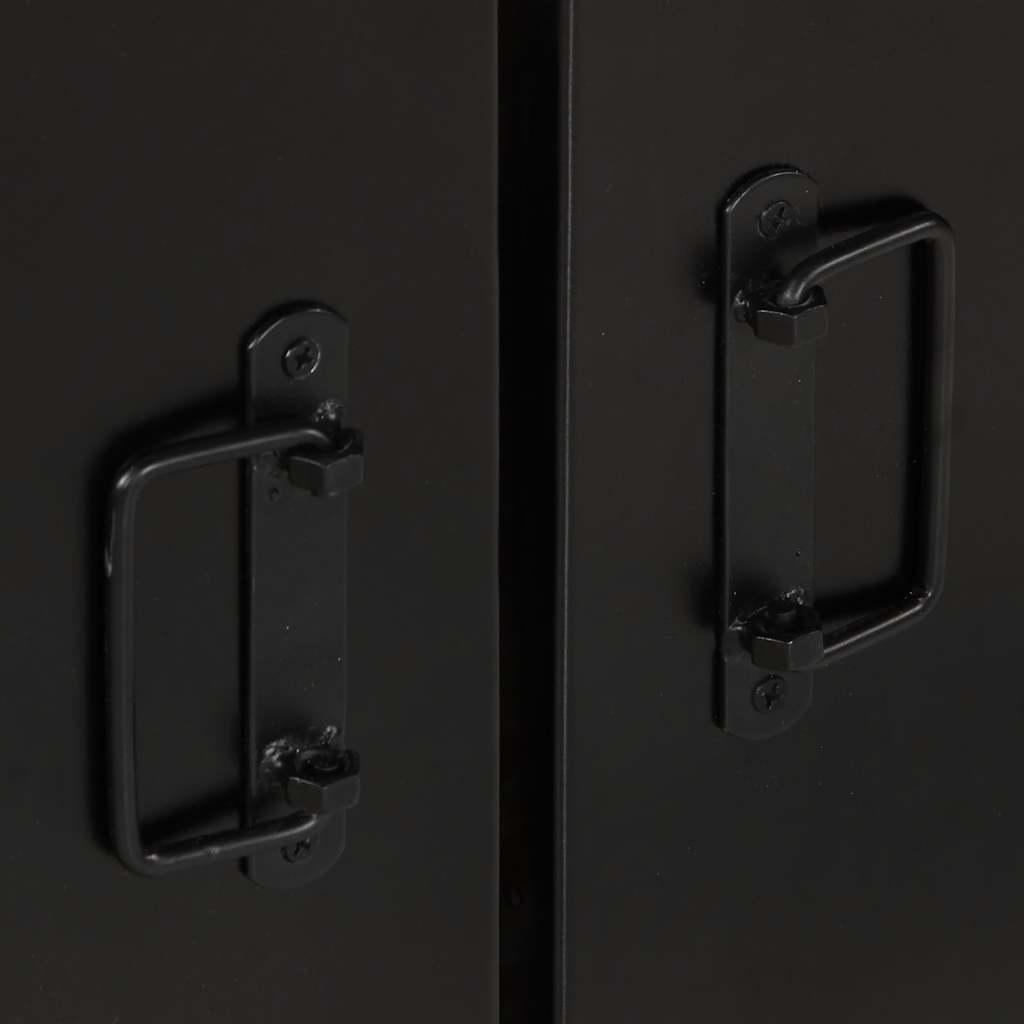 Sideboard flerfärgad 55x35x70 cm massivt återvunnet trä - number 9.