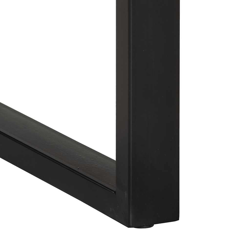 Konzolni ormarić višebojni 90x35x75 cm puno reciklirano drvo - number 10.