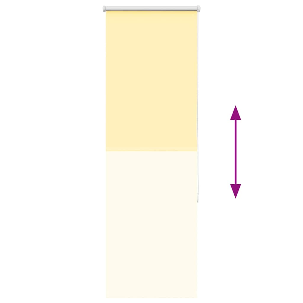 Rideau roulant trafic de 55x150 cm largeur de tissu 50,7 cm polyester - jaune, 150 cm, 55 cm - number 9.