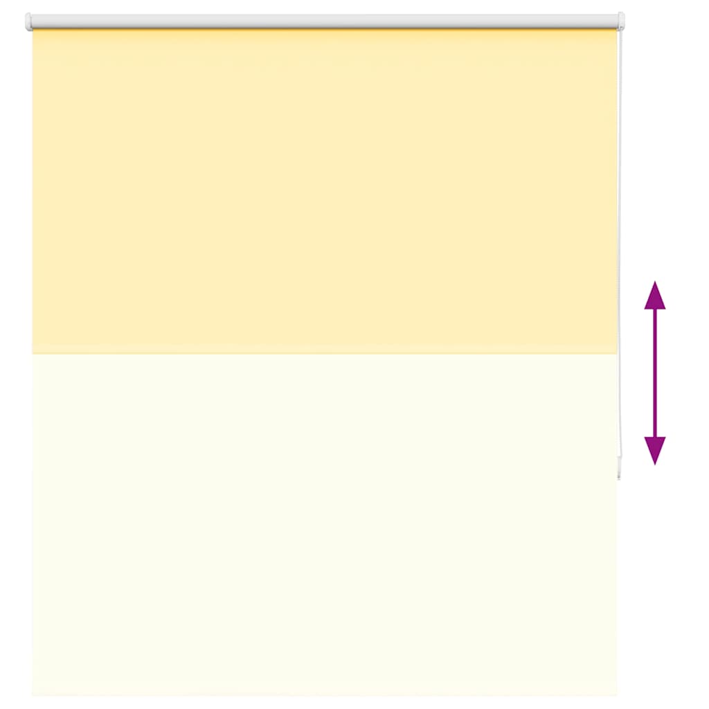 Rideau roulant trafic de 125x130 cm largeur de tissu 121,6 cm polyester - jaune, 130 cm, 125 cm - number 9.