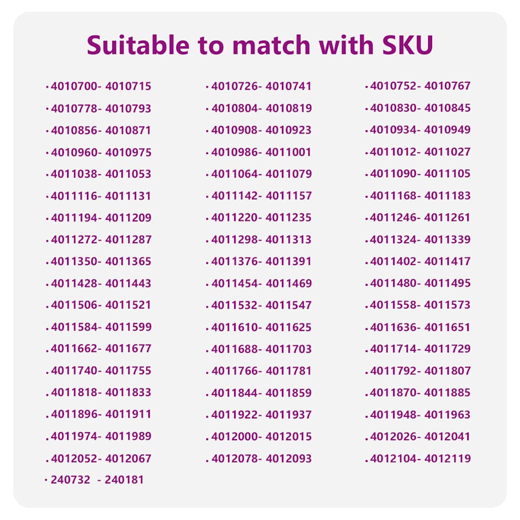 19 dele rullegardinbeslag 18 mm - number 7.