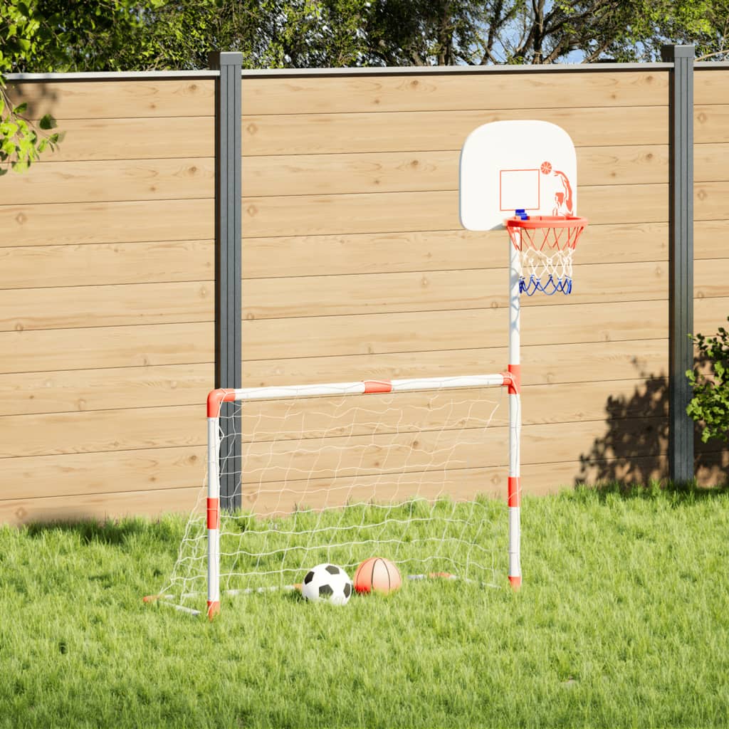 Ensemble de football et de basket pour enfants 98x50x70 cm avec ballons - number 1.