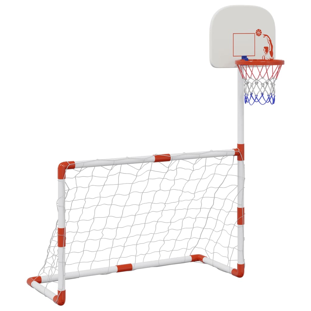 Ensemble de football et de basket pour enfants 98x50x70 cm avec ballons - number 3.