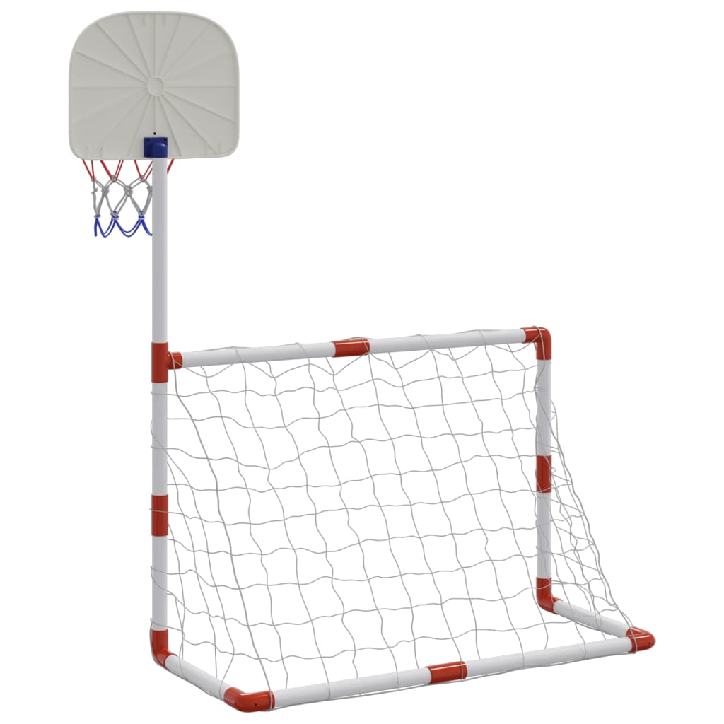 Ensemble de football et de basket pour enfants 98x50x70 cm avec ballons - number 6.