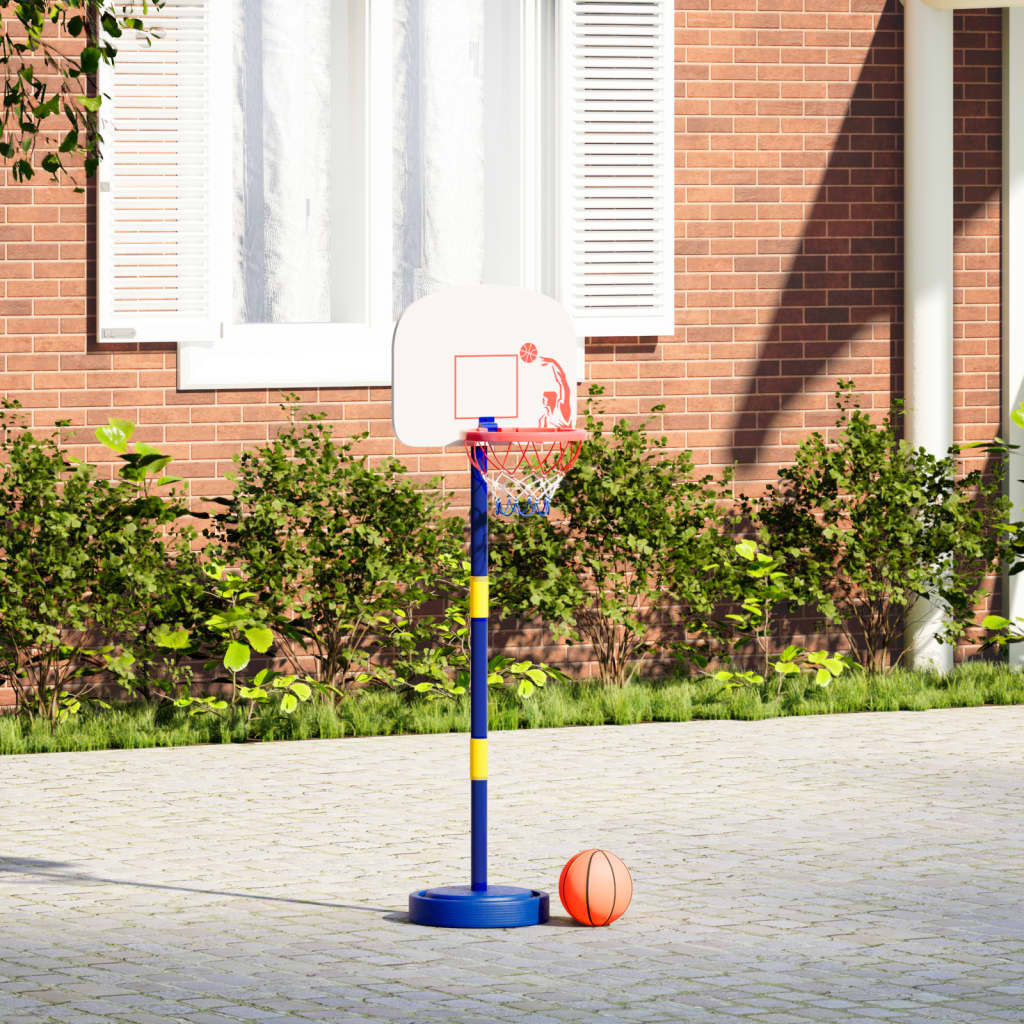 Support de basket avec ballon et pompe hauteur réglable 90/121 cm - number 3.