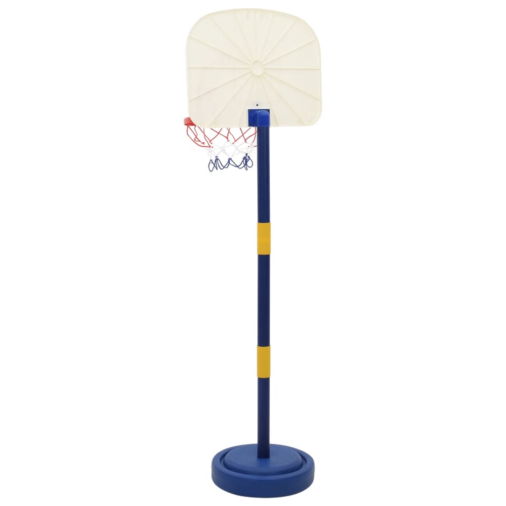 Support de basket avec ballon et pompe hauteur réglable 90/121 cm - number 8.