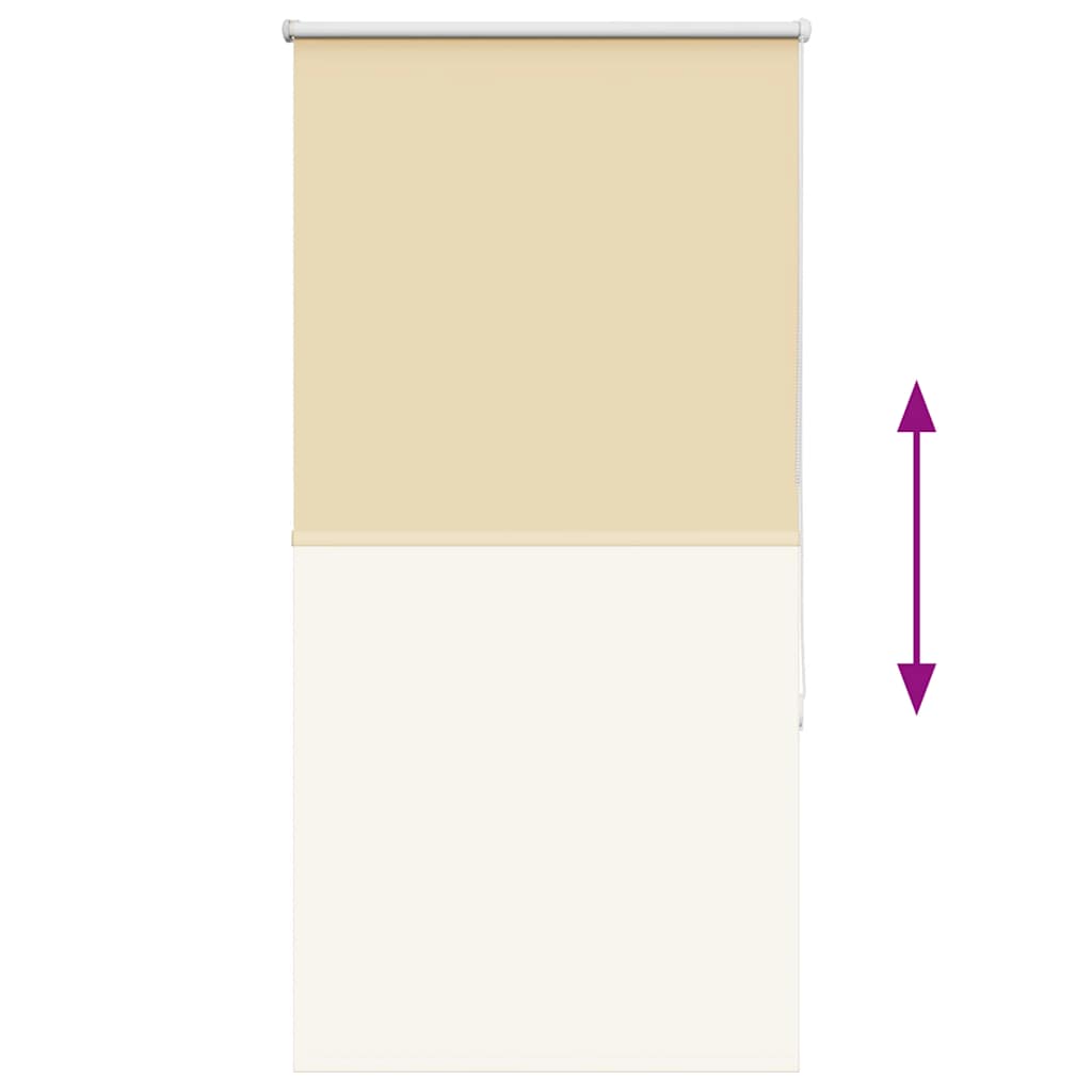 Blans de rouleaux blackout 70x130 cm largeur de tissu 65,7 cm polyester - beige, 130 cm, 70 cm - number 9.