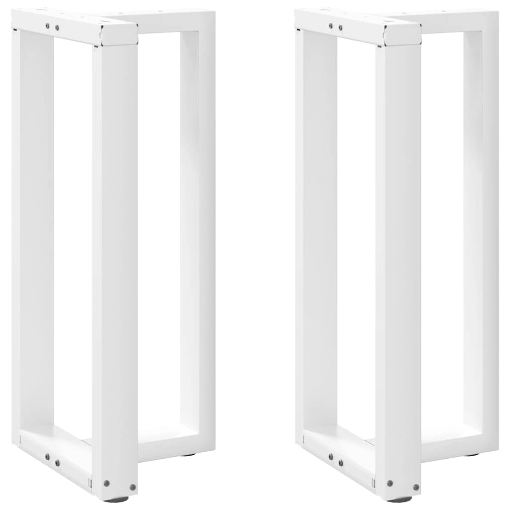 Barbordsben t-formet 2 stk stål - hvid, 50 x 35 x (90-91) cm, 1, x - number 1.