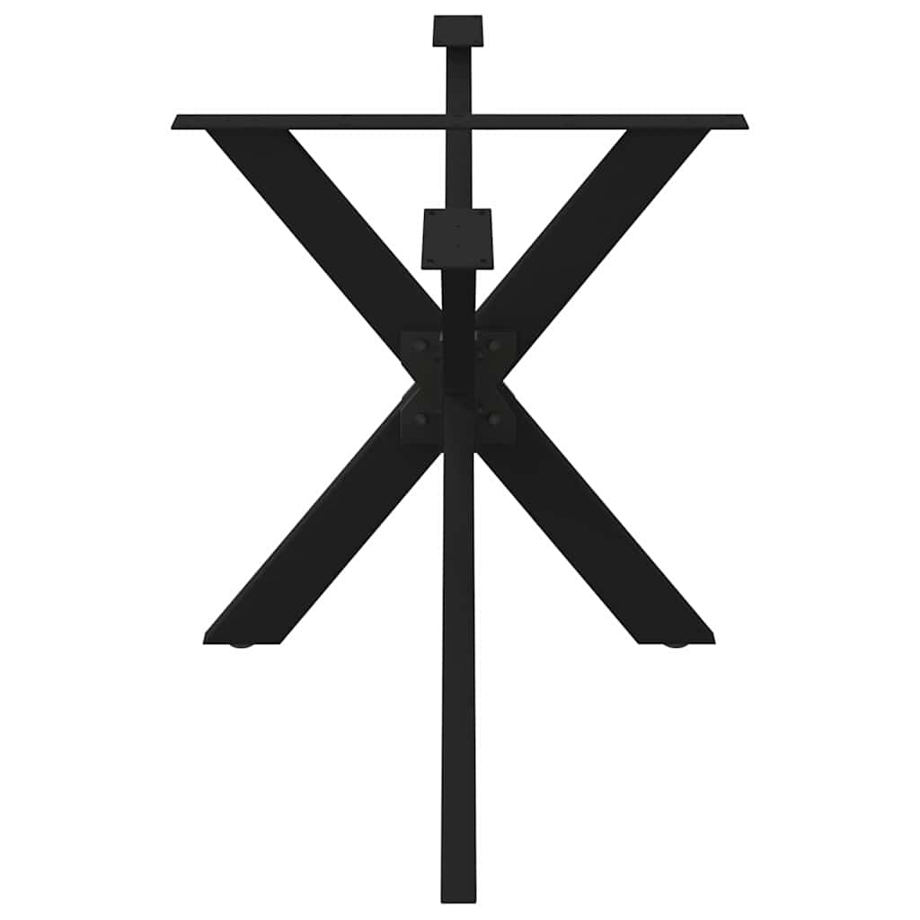 Spisebordsben edderkopform stål - sort, 150 x 78 x (72-73) cm, 1, x - number 4.