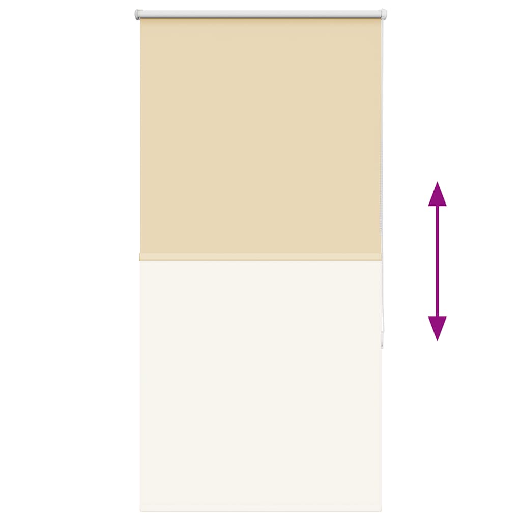 Rideau roulant trafic de 85x150 cm largeur de tissu 80,7 cm polyester - beige, 150 cm, 85 cm - number 9.