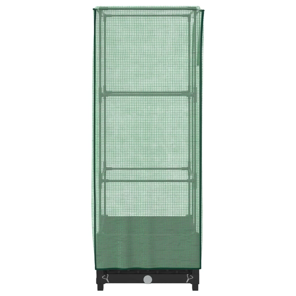 Visoki krevet s stakleničkim premazom rattan izgled - crni, 40 x 40 x 123 cm, 1 - number 5.