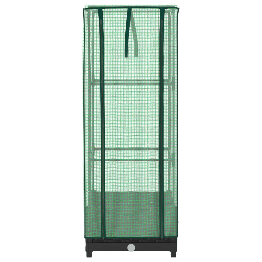 Visoki krevet s stakleničkim premazom rattan izgled - crni, 40 x 40 x 123 cm, 1 - number 4.