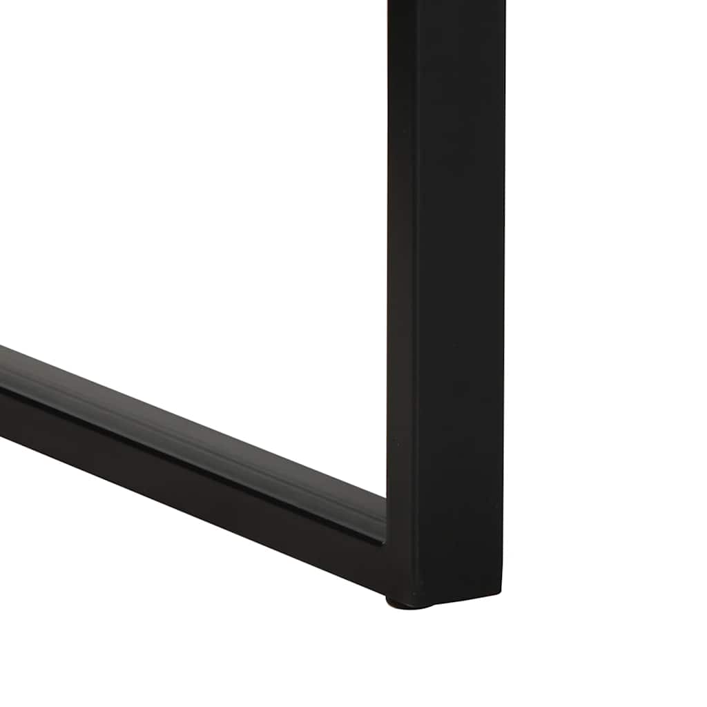 Biurko 100x50x75 cm lite drewno mango surowe - number 8.