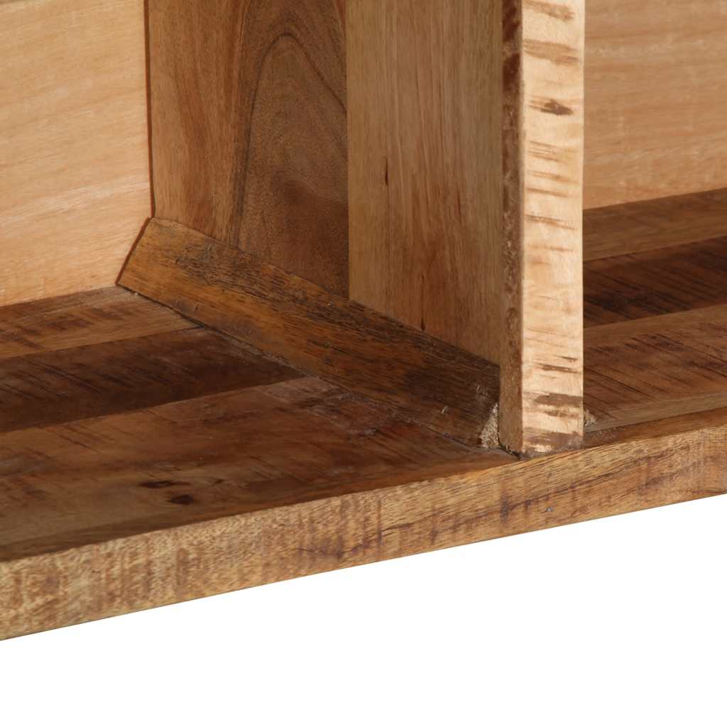 Tv-bord 80x30x25 cm massivt ru mangotræ - number 6.