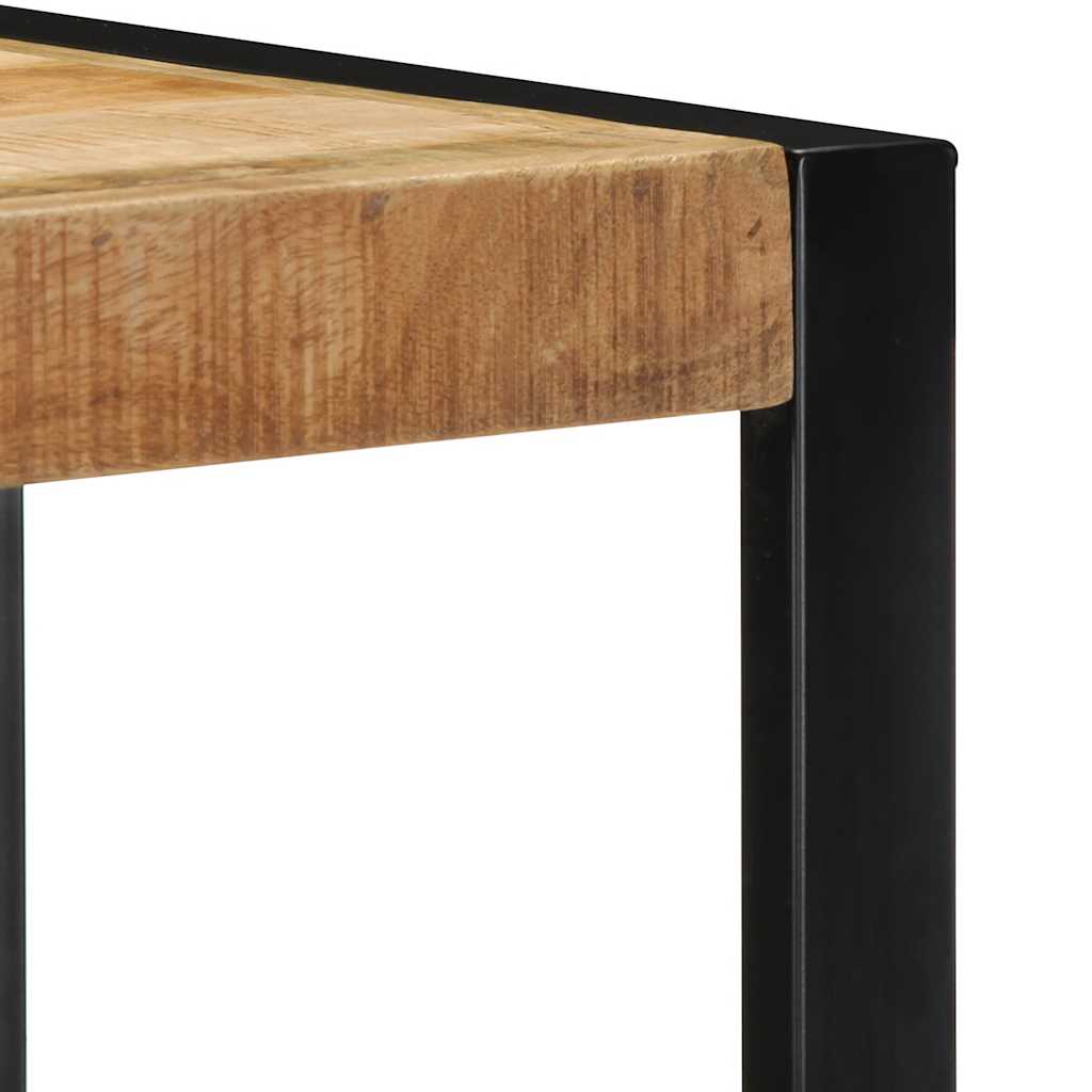 Væghylde 35x35x100 cm massivt ru mangotræ - number 5.