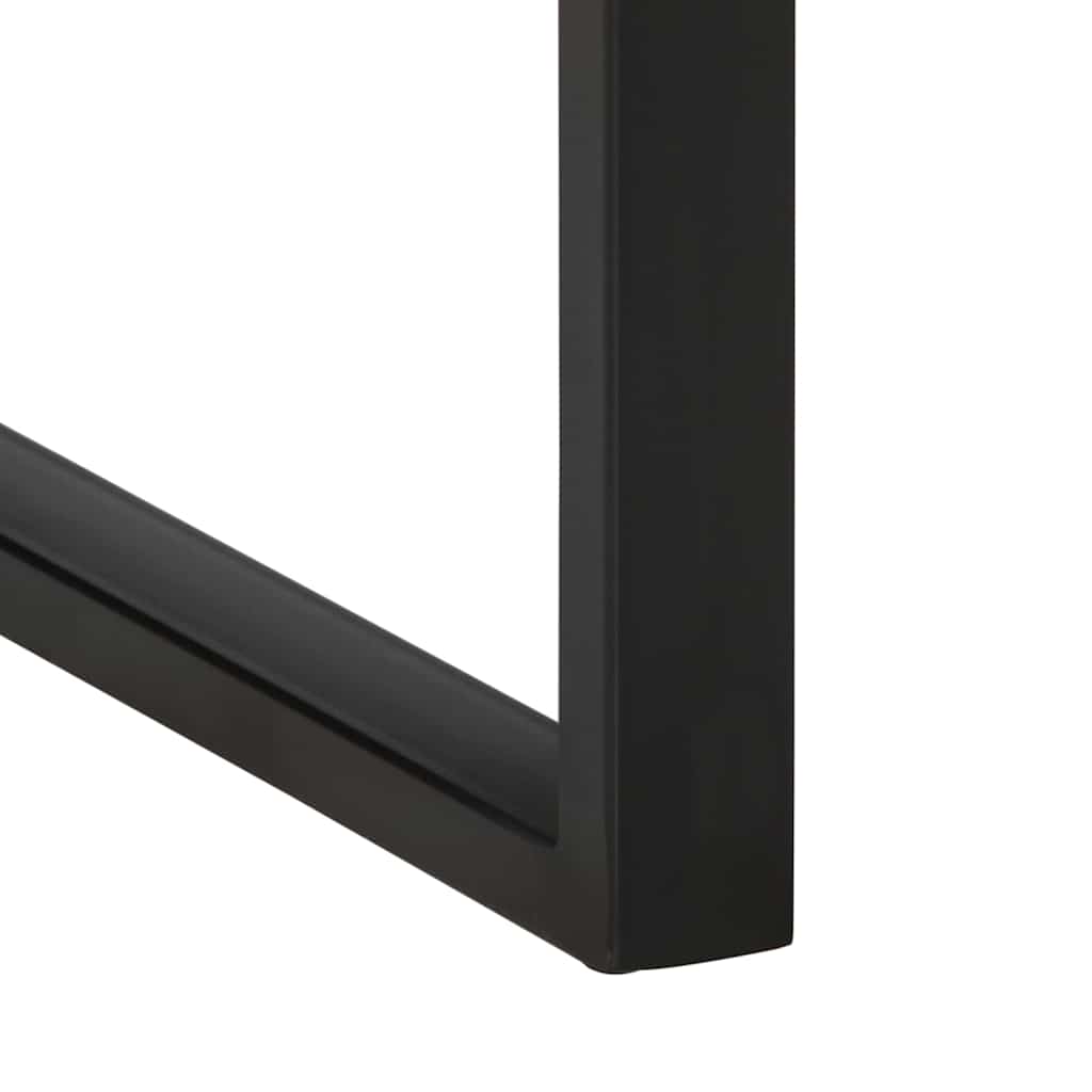 Stół konsolowy 100x35x75 cm lite drewno mango surowe - number 8.