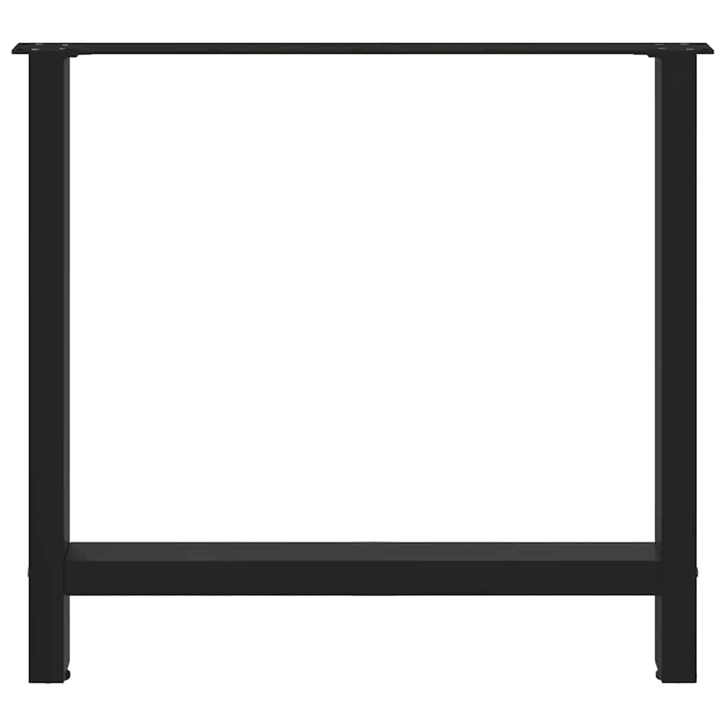 Sofabordben stk. stål - sort, 70 x (72-73) cm, 2, 1 - number 5.