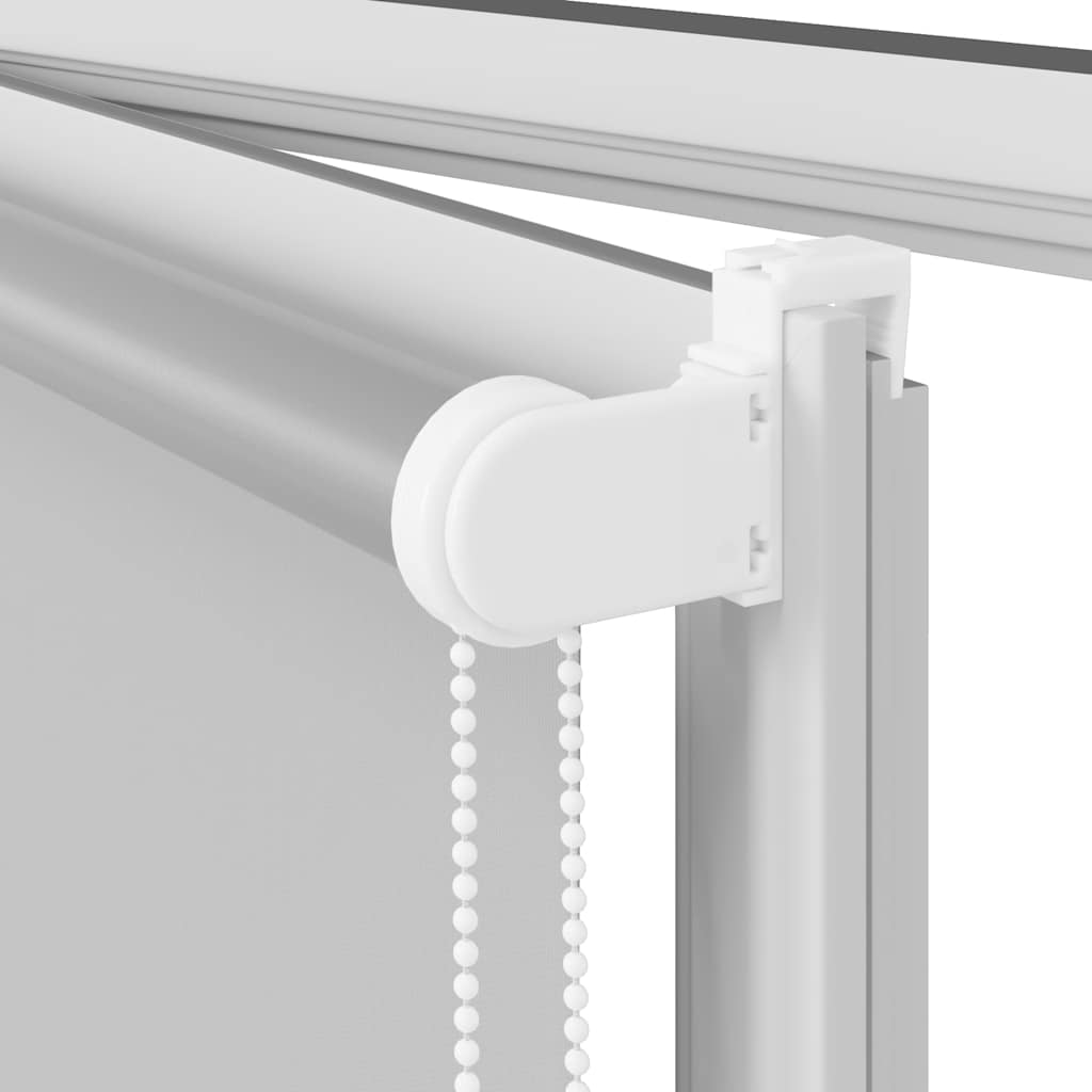 Rideau roulant trafic de 155x150 cm largeur de tissu 151,6 cm polyester - gris clair, 150 cm, 155 cm - number 11.