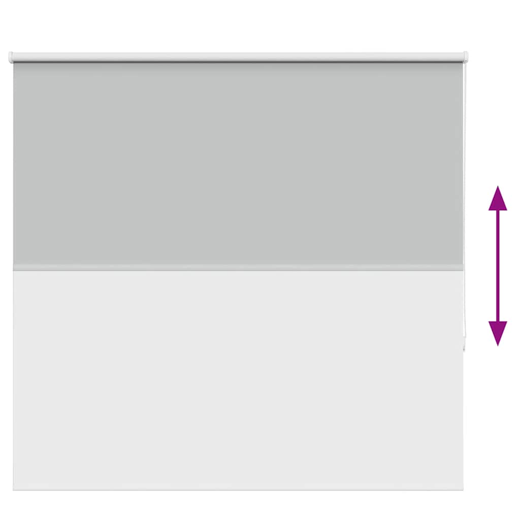 Rideau roulant trafic de 155x150 cm largeur de tissu 151,6 cm polyester - gris clair, 150 cm, 155 cm - number 9.