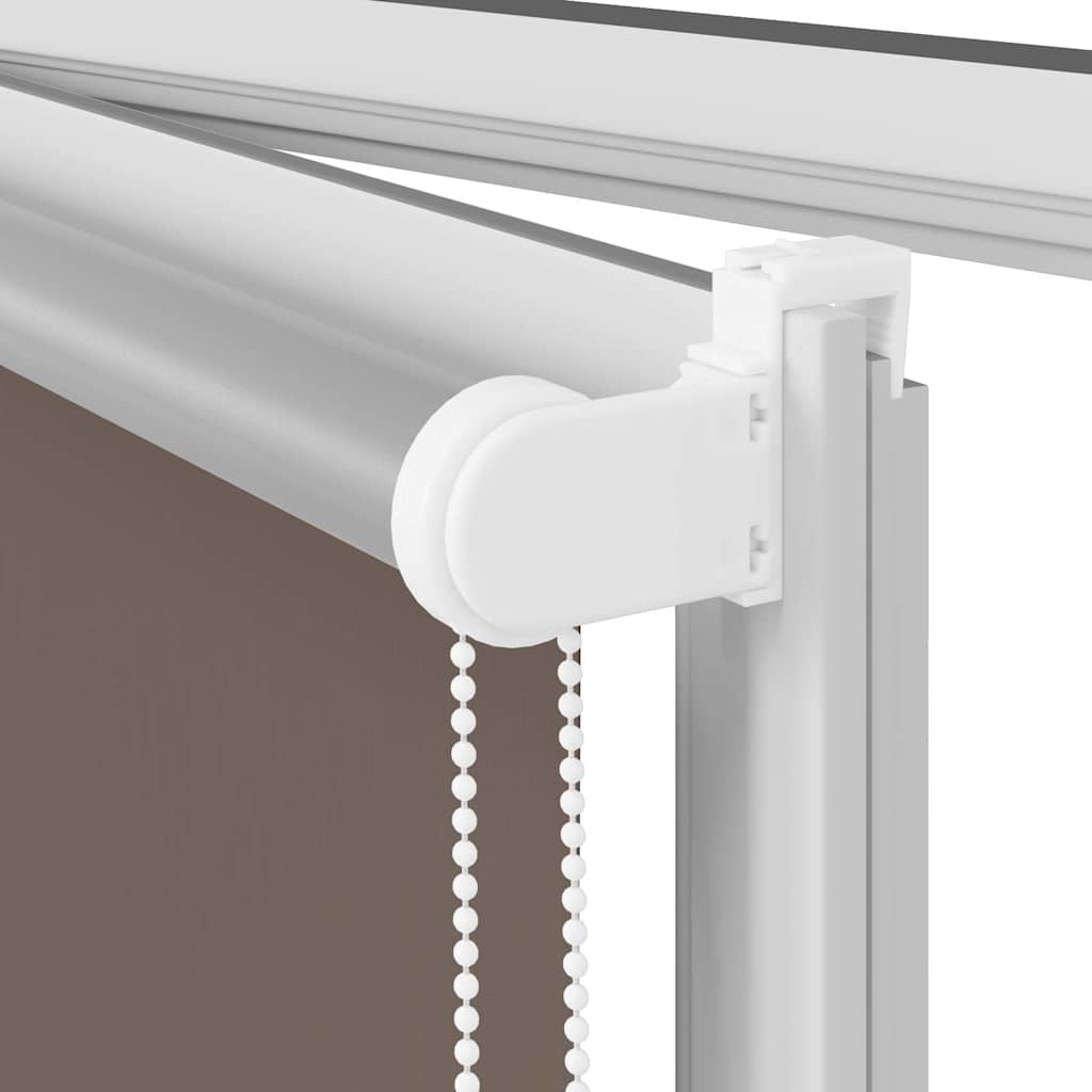 Rideau roulant trafic de 120x210 cm largeur de tissu 116,6 cm polyester - marron, 210 cm, 120 cm - number 12.