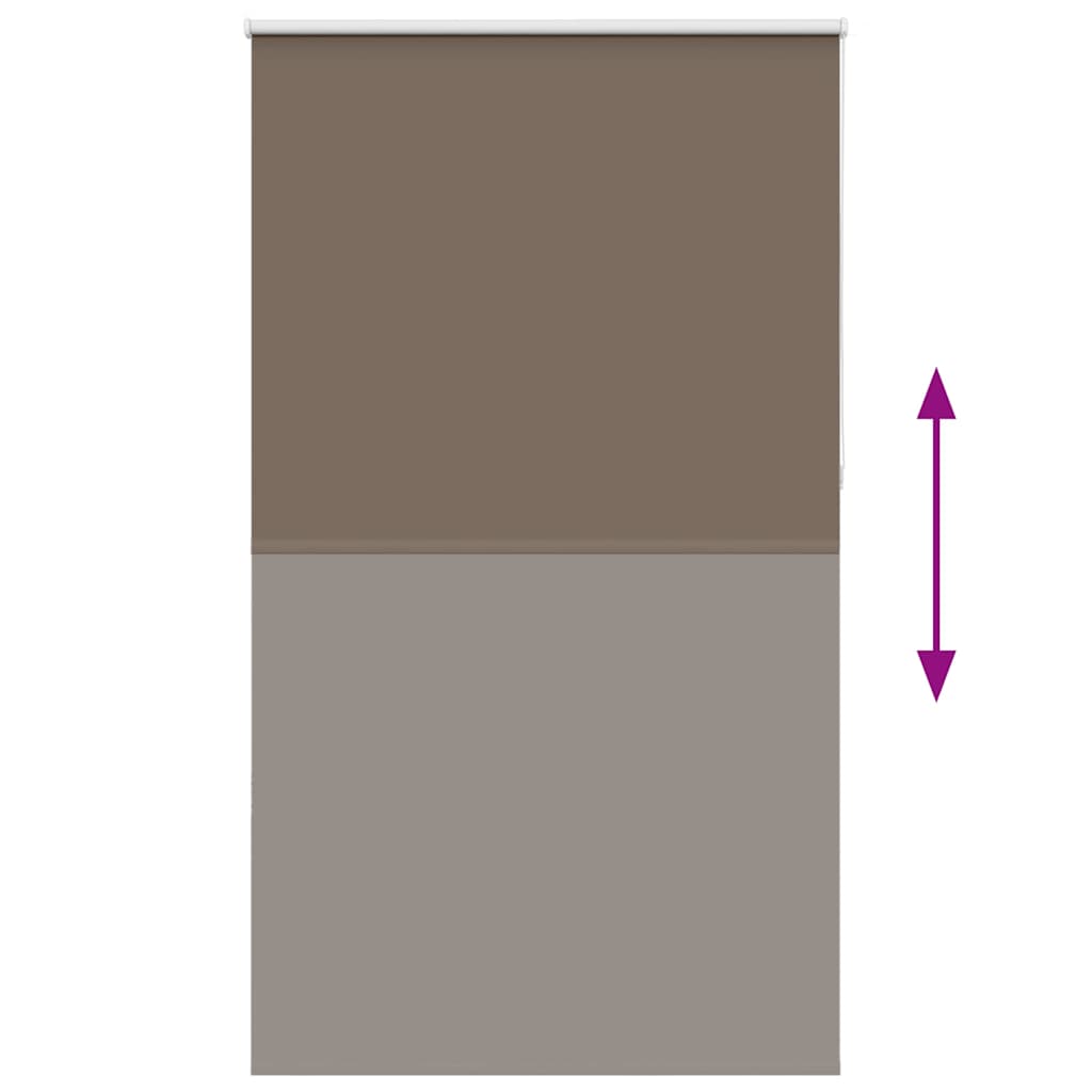 Rideau roulant trafic de 120x210 cm largeur de tissu 116,6 cm polyester - marron, 210 cm, 120 cm - number 5.