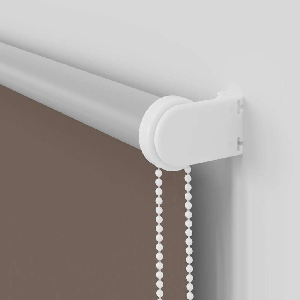 Rideau roulant trafic de 120x210 cm largeur de tissu 116,6 cm polyester - marron, 210 cm, 120 cm - number 11.