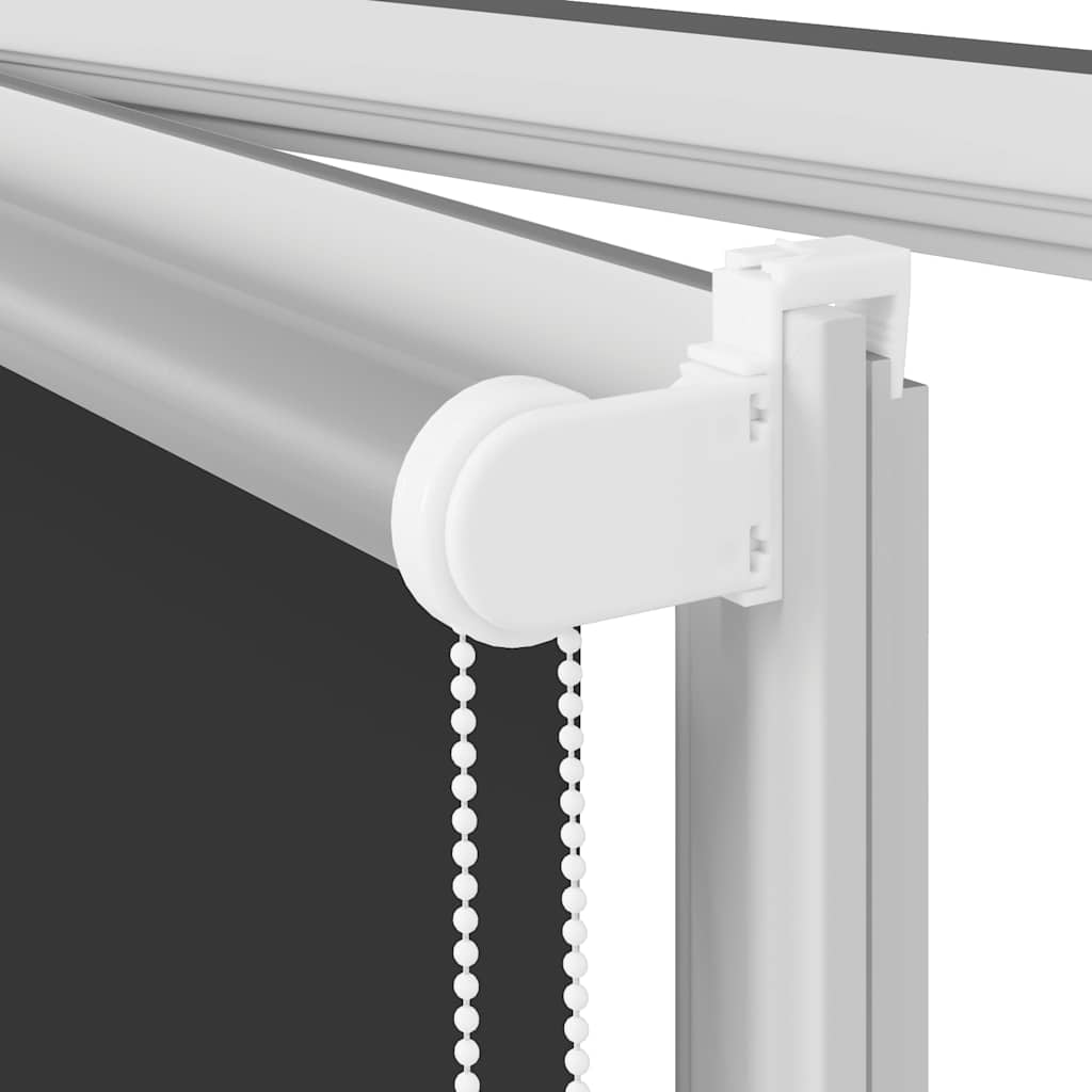 Stores à rouleaux assombrissant 160x210 cm largeur de tissu 156,6 cm polyester - noir, 210 cm, 160 cm - number 12.