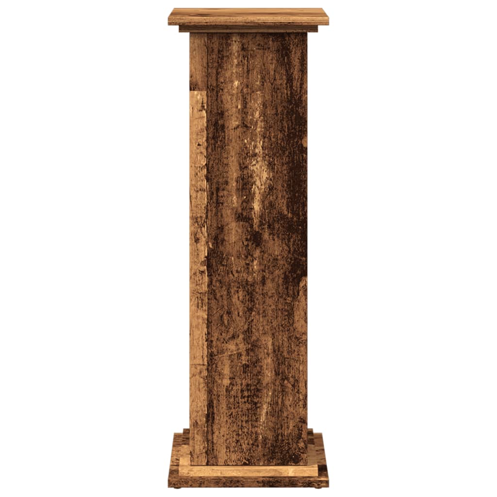 Postolje sa spremištem izrađeno drvo - staro drvo, 31 x 30 x 90 cm, 1 - number 5.