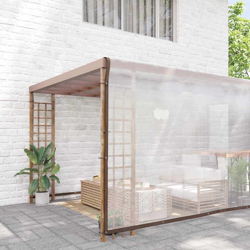 Klar presenning med öglor polyeten - 1,8 x 8 m - number 2.