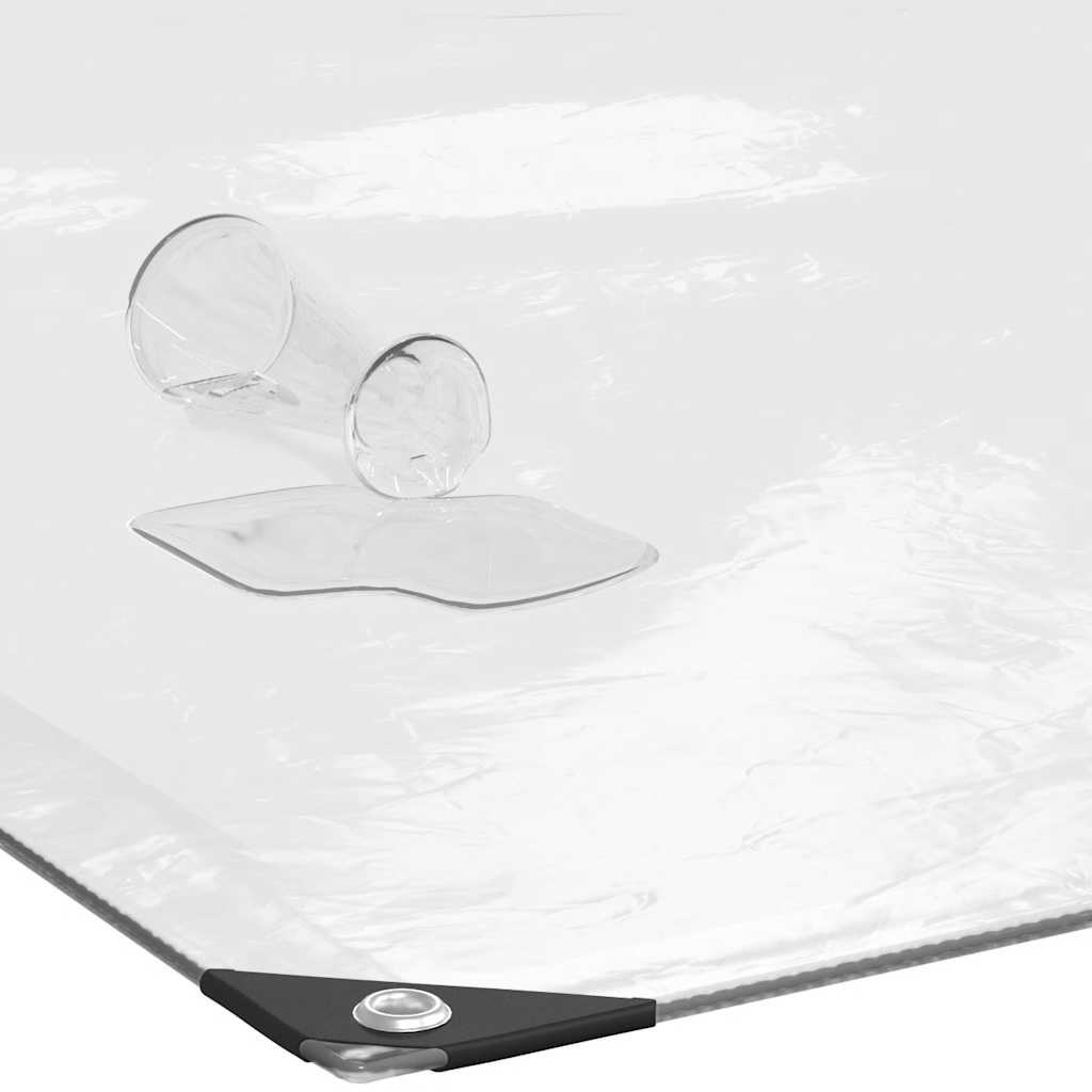 Klar presenning med ögonpolyeten - 2 x 8 m, 1 - number 4.