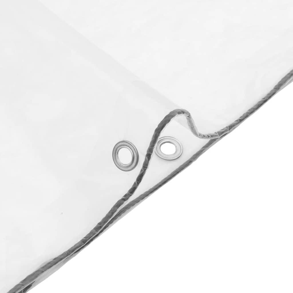 Klar presenning med ögonpolyeten - 2 x 8 m, 1 - number 8.