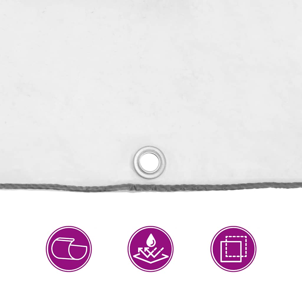 Klar presenning med ögonpolyeten - 2 x 8 m, 1 - number 9.