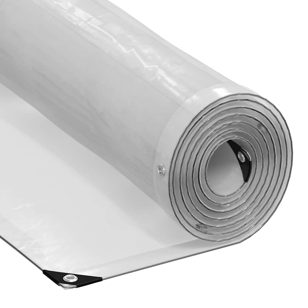 Klar presenning med ögonpolyeten - 1 x 6 m, 1 - number 2.