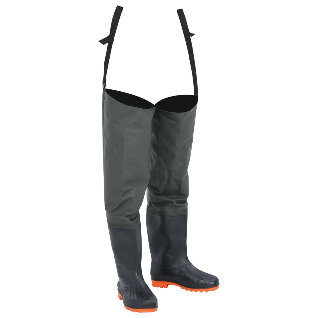 Hip waders str. mørkegrøn - 44 - number 1.