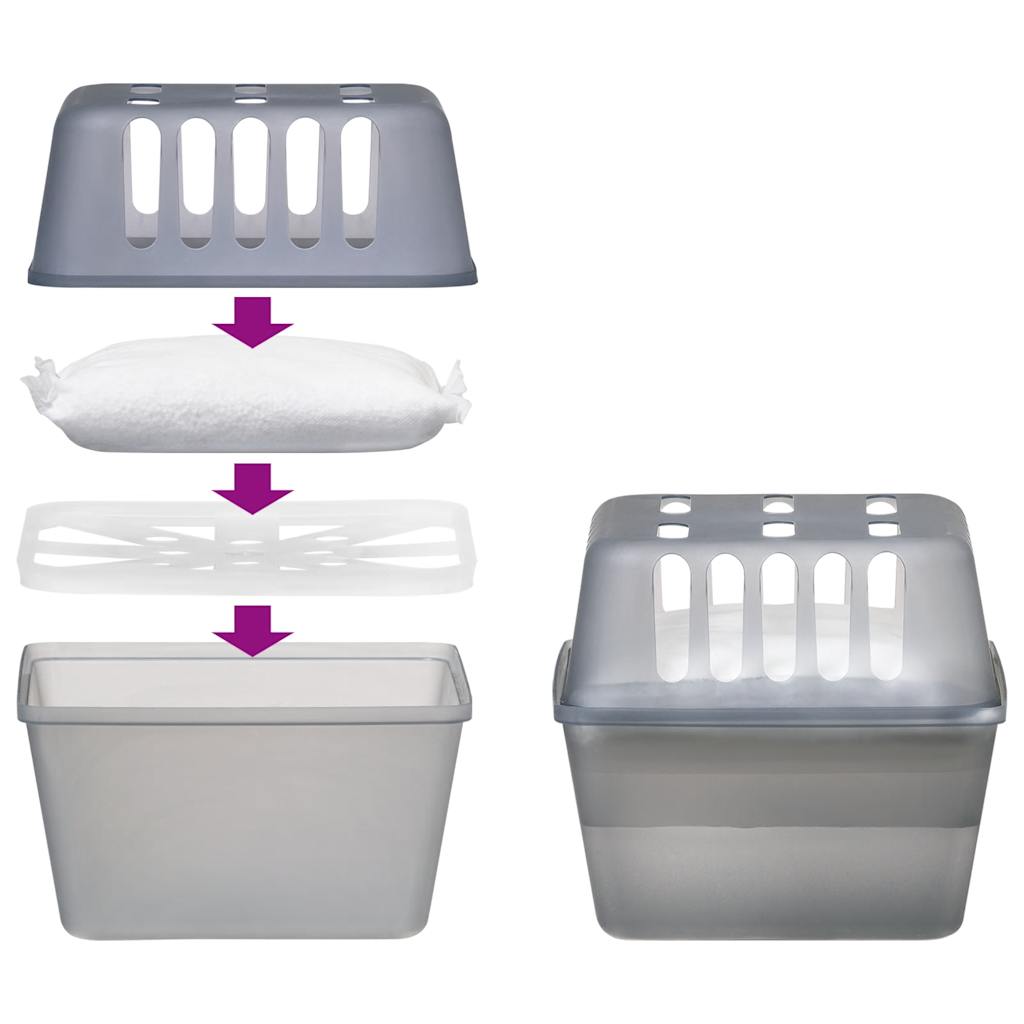 Fugtabsorbere med genopfyldningsposer stk. - 2, 450 g - number 10.