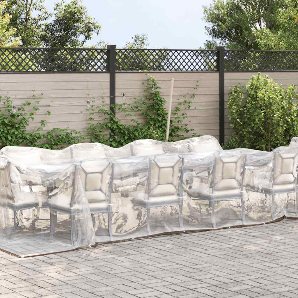 Klar presenning med ögonpolyeten - 3 x 8 m, 1 - number 2.