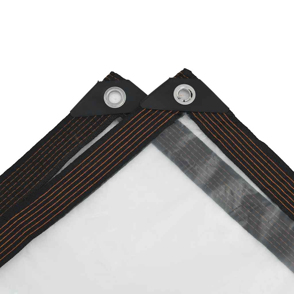 Klar presenning med ögonpolyeten - 3 x 8 m, 1 - number 6.