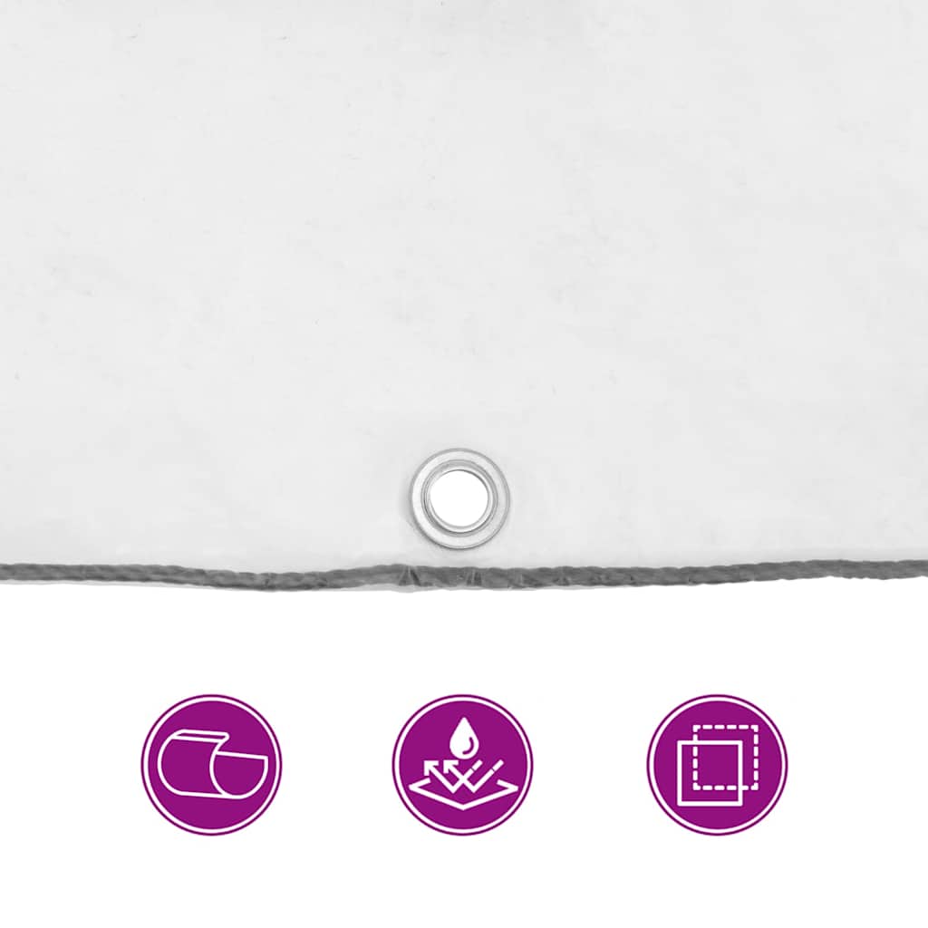 Klar presenning med öglor polyeten - 8 x 8 m, 1 - number 9.